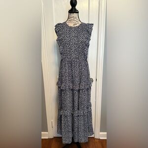 JCrew Factory ruffle tiered dress